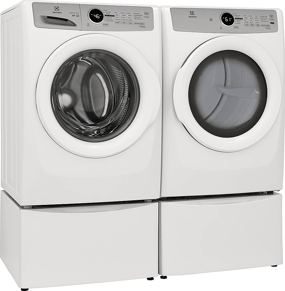 Alt View 19. Electrolux - 8.0 Cu. Ft. Stackable Gas Dryer - White.