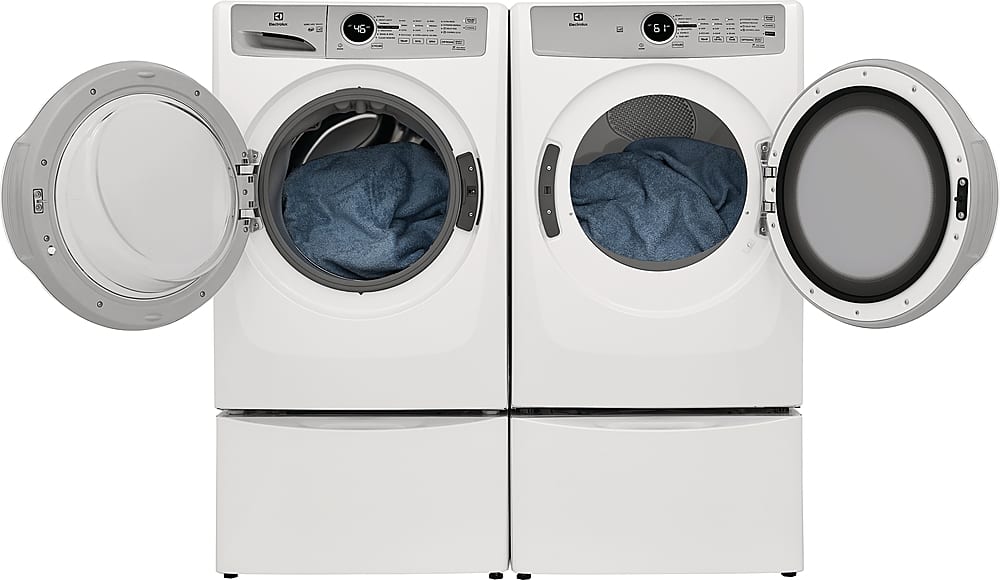 Alt View 13. Electrolux - 4.4 Cu.Ft. Stackable Front Load Washer with LuxCare Wash System - White.