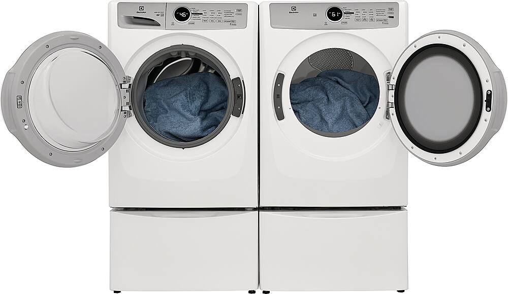 Alt View 13. Electrolux - 4.4 Cu.Ft. Stackable Front Load Washer with LuxCare Wash System - White.