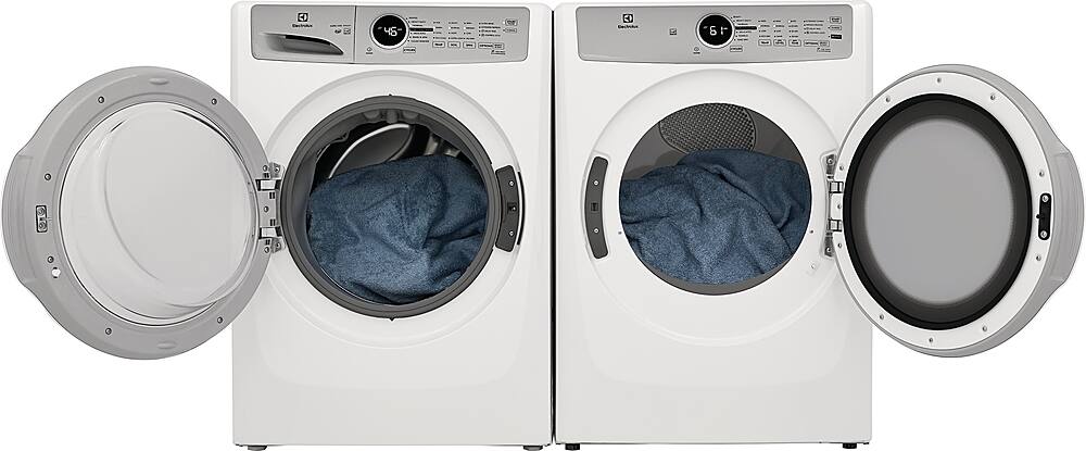 Alt View 14. Electrolux - 4.4 Cu.Ft. Stackable Front Load Washer with LuxCare Wash System - White.