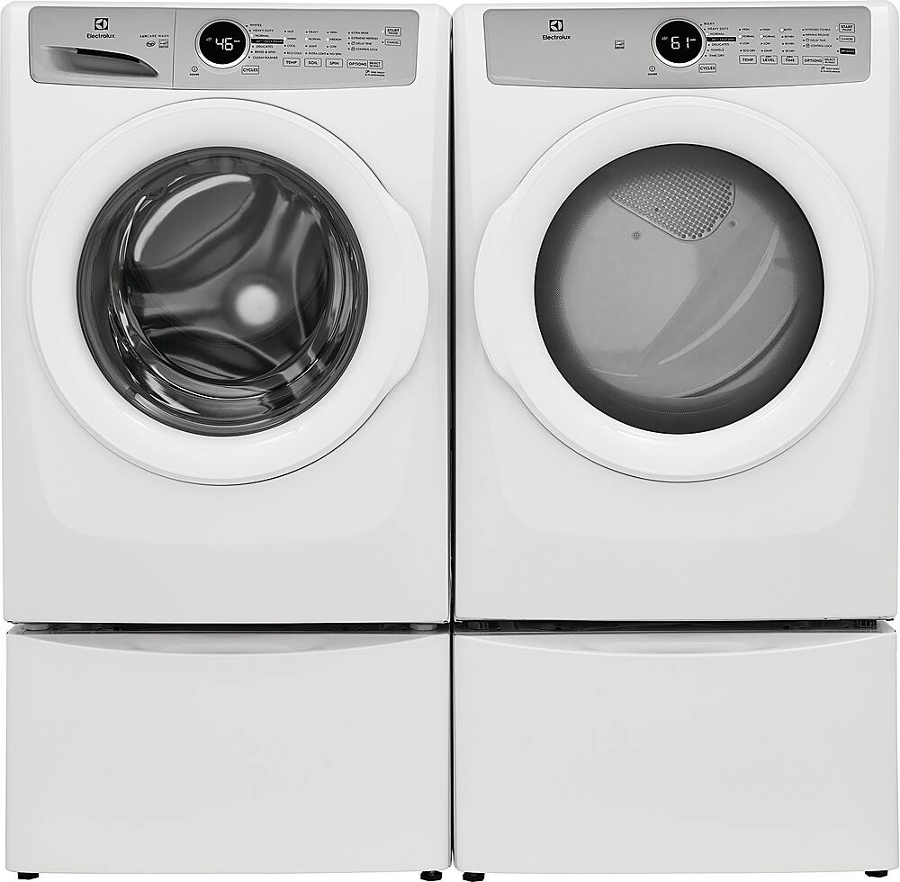 Alt View 18. Electrolux - 4.4 Cu.Ft. Stackable Front Load Washer with LuxCare Wash System - White.