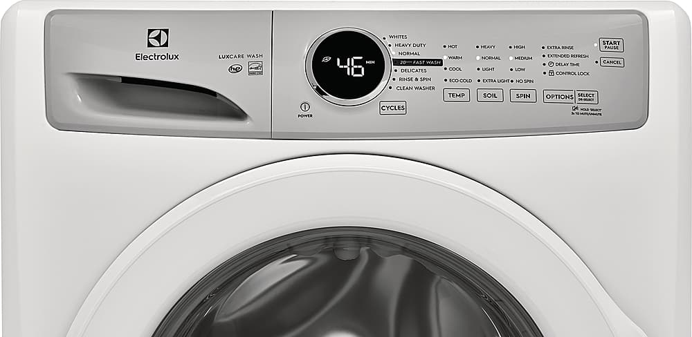 Alt View 2. Electrolux - 4.4 Cu.Ft. Stackable Front Load Washer with LuxCare Wash System - White.
