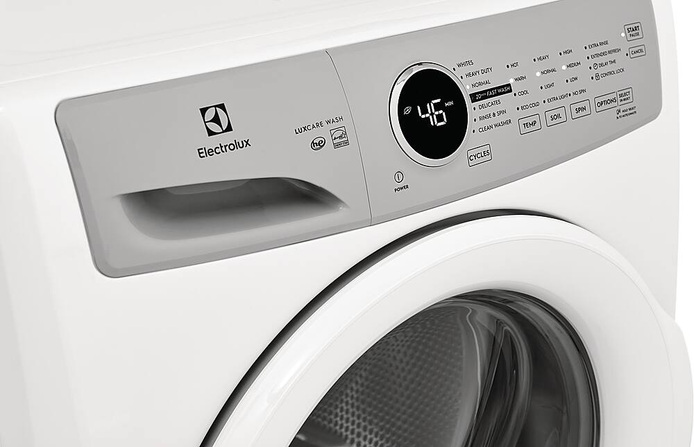 Alt View 3. Electrolux - 4.4 Cu.Ft. Stackable Front Load Washer with LuxCare Wash System - White.