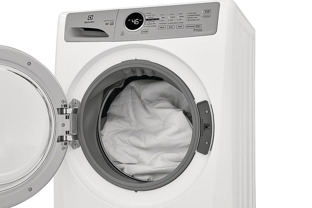 Alt View 4. Electrolux - 4.4 Cu.Ft. Stackable Front Load Washer with LuxCare Wash System - White.