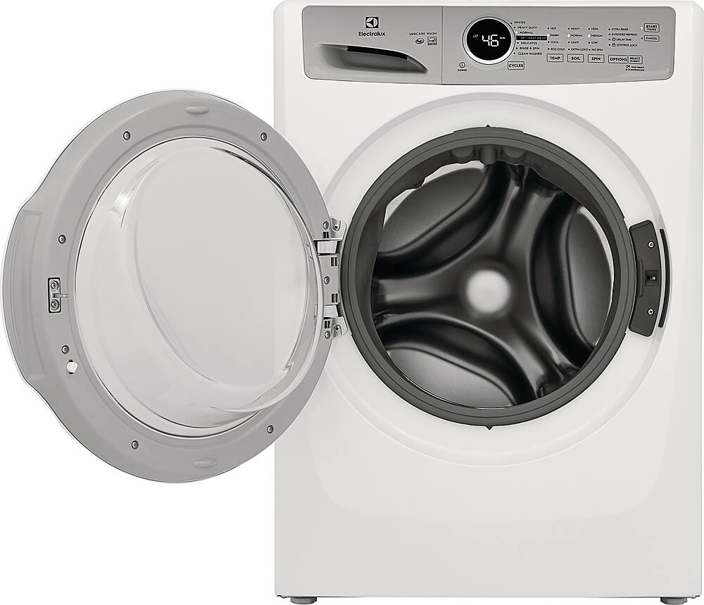 Alt View 5. Electrolux - 4.4 Cu.Ft. Stackable Front Load Washer with LuxCare Wash System - White.