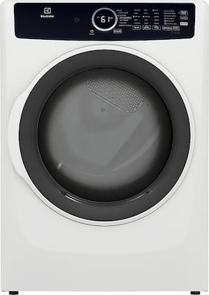 Electrolux - 8.0 Cu. Ft. Stackable Electric Dryer with Steam - White