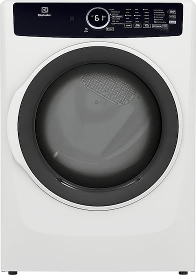 Electrolux - 8.0 Cu. Ft. Stackable Electric Dryer with Steam - White
