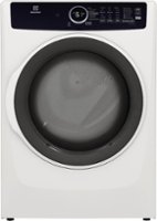 Electrolux - 8.0 Cu. Ft. Stackable Gas Dryer with Steam - White - Front_Zoom