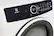 Alt View 3. Electrolux - 8.0 Cu. Ft. Stackable Gas Dryer with Steam - White.