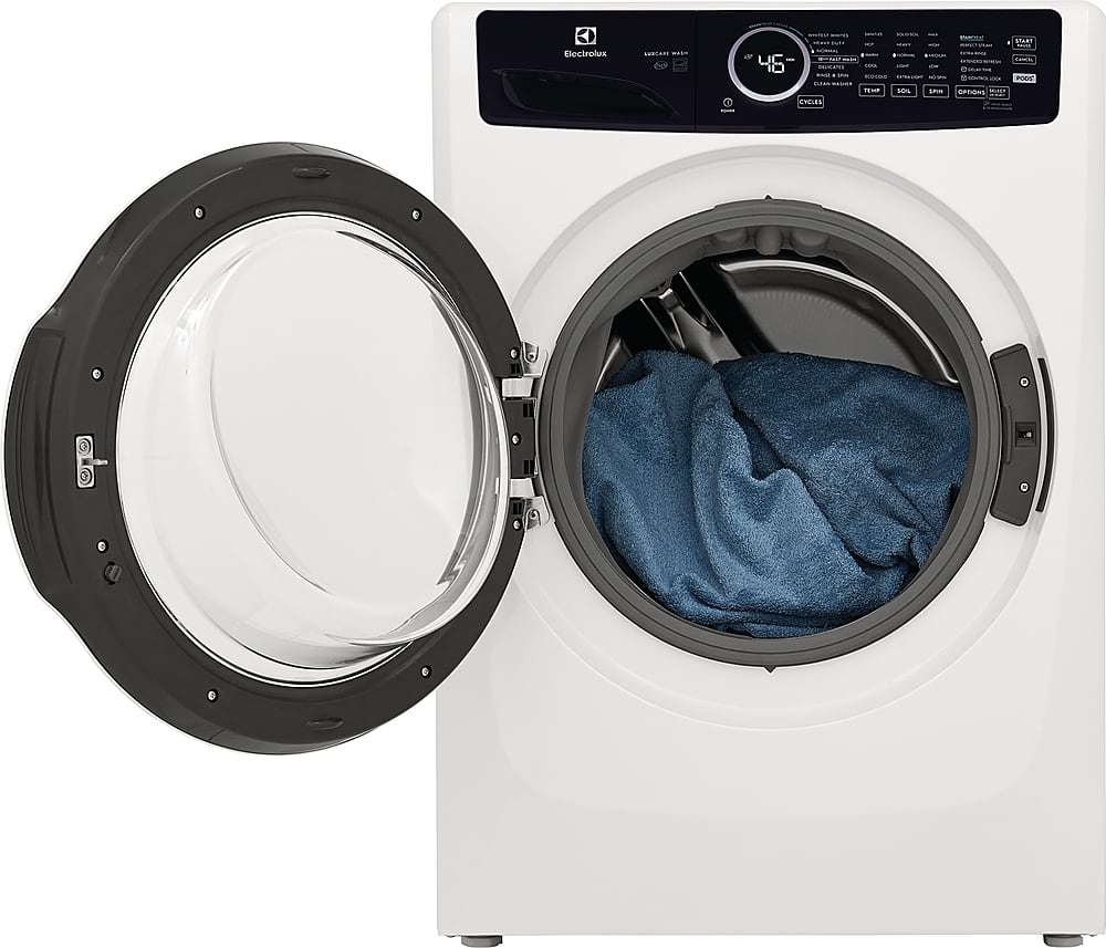 Alt View 6. Electrolux - 4.5 Cu.Ft. Stackable Front Load Washer with Steam and LuxCare Wash System - White.