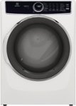 Front. Electrolux - 8.0 Cu. Ft. Stackable Electric Dryer with Steam and LuxCare Dry System - White.