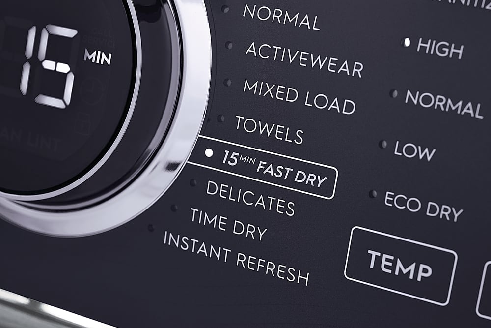 Alt View 11. Electrolux - 8.0 Cu. Ft. Stackable Electric Dryer with Steam and LuxCare Dry System - White.