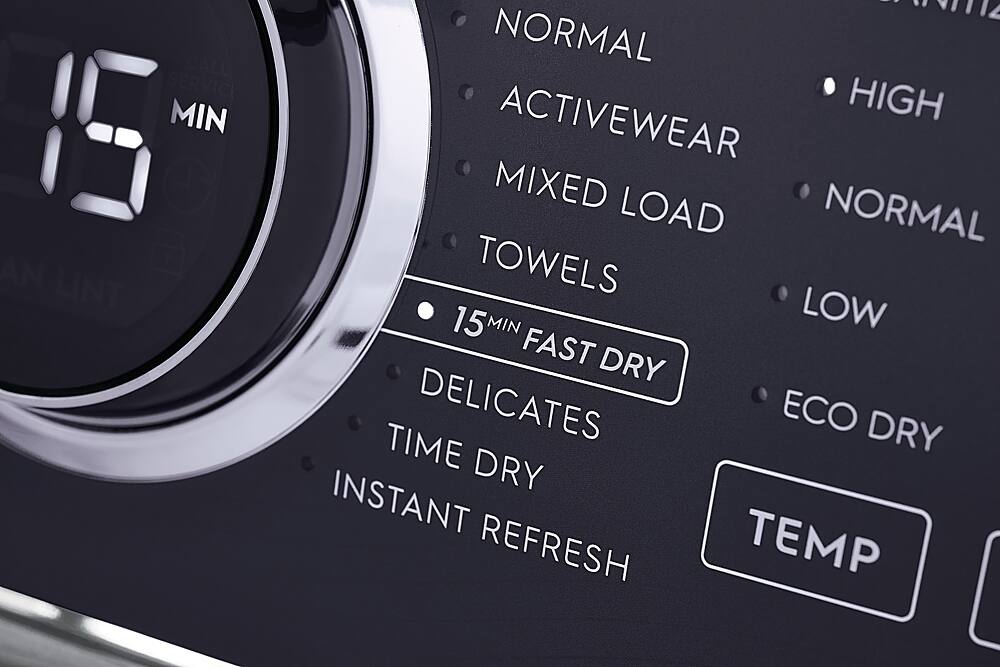 Alt View 11. Electrolux - 8.0 Cu. Ft. Stackable Electric Dryer with Steam and LuxCare Dry System - White.