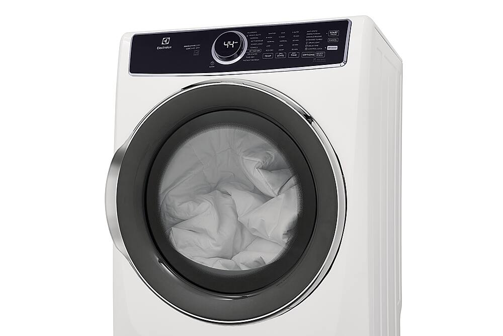 Alt View 12. Electrolux - 8.0 Cu. Ft. Stackable Electric Dryer with Steam and LuxCare Dry System - White.