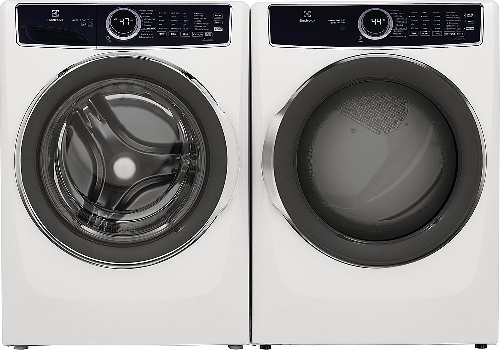 Zoom in on Alt View Zoom 16. Electrolux - 8.0 Cu. Ft. Stackable Electric Dryer with Steam and LuxCare Dry System - White.