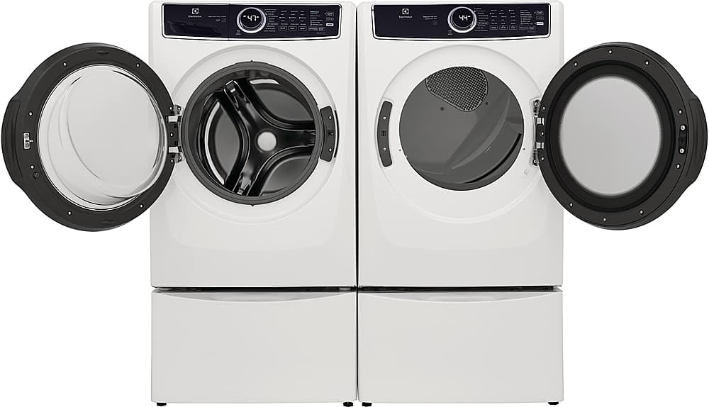 Alt View 19. Electrolux - 8.0 Cu. Ft. Stackable Electric Dryer with Steam and LuxCare Dry System - White.