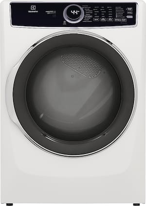 Electrolux - 8.0 Cu. Ft. Stackable Gas Dryer with Steam and LuxCare Dry System - White