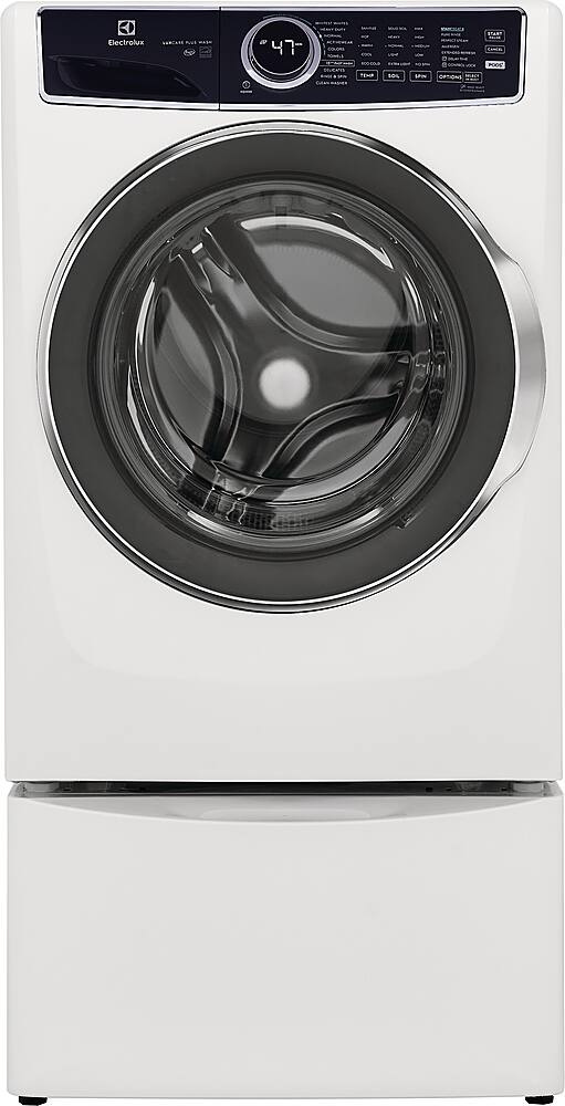 Alt View 1. Electrolux - 4.5 Cu.Ft. Stackable Front Load Washer with Steam and LuxCare Plus Wash System - White.