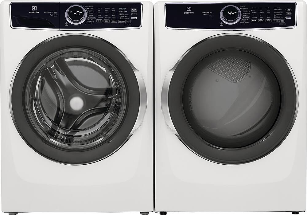 Alt View 5. Electrolux - 4.5 Cu.Ft. Stackable Front Load Washer with Steam and LuxCare Plus Wash System - White.