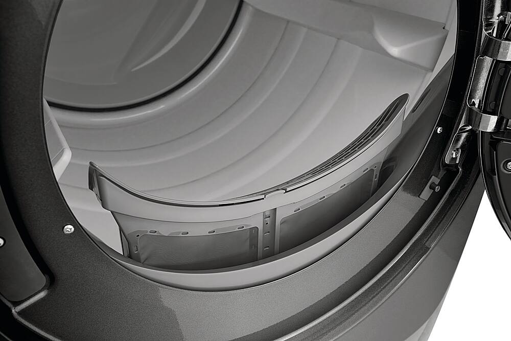 Alt View 17. Electrolux - 8.0 Cu. Ft. Stackable Gas Dryer with Steam and LuxCare Dry System - Titanium.