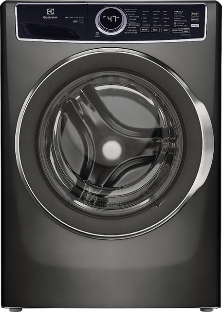 Front. Electrolux - 4.5 Cu.Ft. Stackable Front Load Washer with Steam and LuxCare Plus Wash System - Titanium.