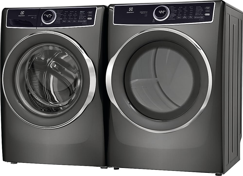 Alt View 13. Electrolux - 4.5 Cu.Ft. Stackable Front Load Washer with Steam and LuxCare Plus Wash System - Titanium.