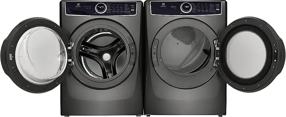Alt View 15. Electrolux - 4.5 Cu.Ft. Stackable Front Load Washer with Steam and LuxCare Plus Wash System - Titanium.