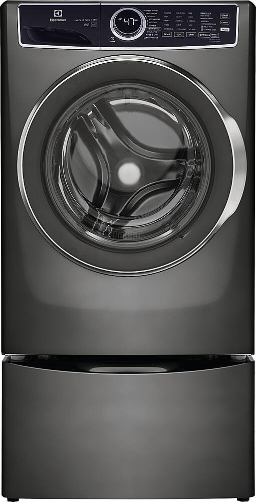 Alt View 1. Electrolux - 4.5 Cu.Ft. Stackable Front Load Washer with Steam and LuxCare Plus Wash System - Titanium.