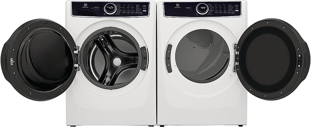 Alt View 19. Electrolux - 8.0 Cu. Ft. Stackable Electric Dryer with Steam and Balanced Dry - White.