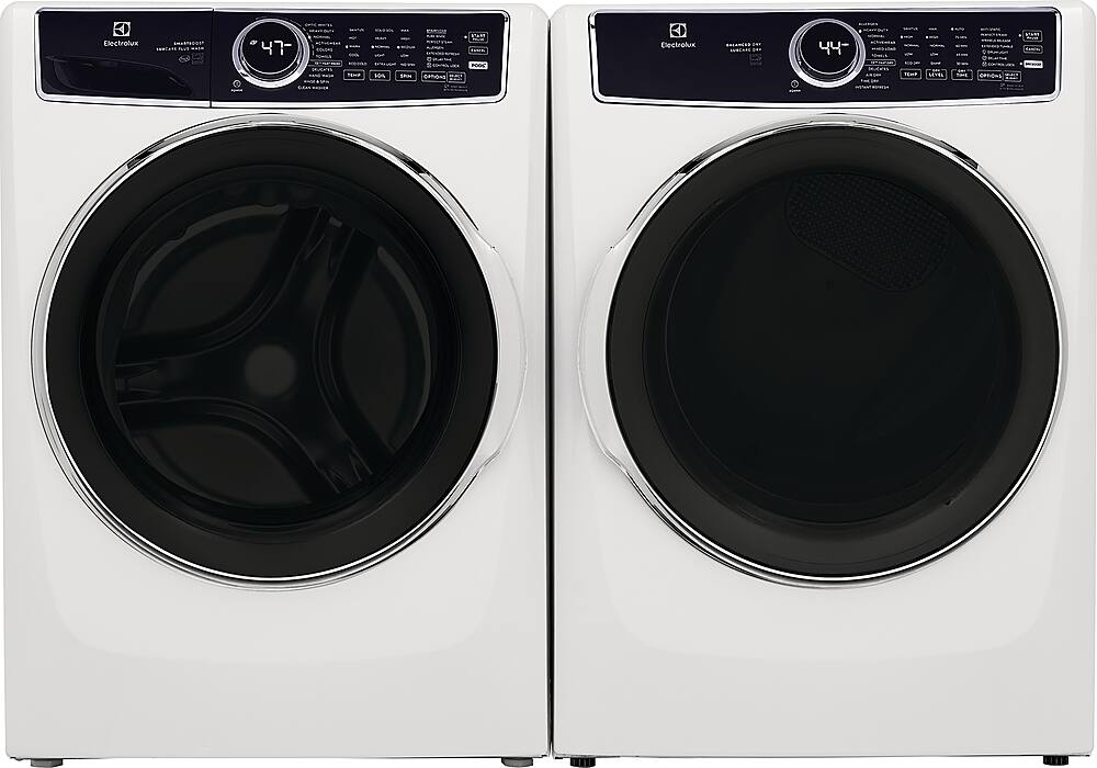 Alt View 23. Electrolux - 8.0 Cu. Ft. Stackable Electric Dryer with Steam and Balanced Dry - White.