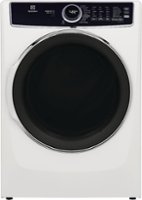 Electrolux - 8.0 Cu. Ft. Stackable Gas Dryer with Steam, LuxCare Dry System & Air Dry Cycle - White - Front_Zoom
