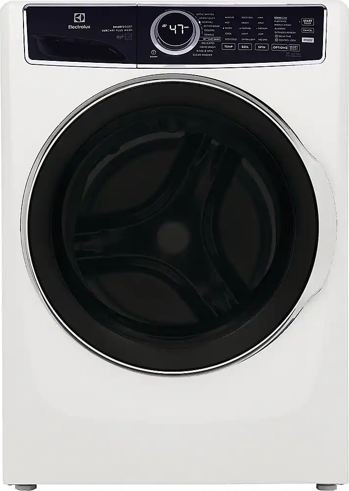 Electrolux - 4.5 Cu.Ft. Stackable Front Load Washer with Steam and SmartBoost Wash System - White