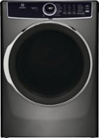 Electrolux - 8.0 Cu. Ft. Stackable Electric Dryer with Steam and Balanced Dry - Titanium - Front_Zoom