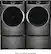 Alt View 11. Electrolux - 8.0 Cu. Ft. Stackable Electric Dryer with Steam and Balanced Dry - Titanium.