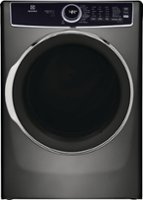 Electrolux - 8.0 Cu. Ft. Stackable Gas Dryer with Steam, LuxCare Dry System & Air Dry Cycle - Titanium - Front_Zoom