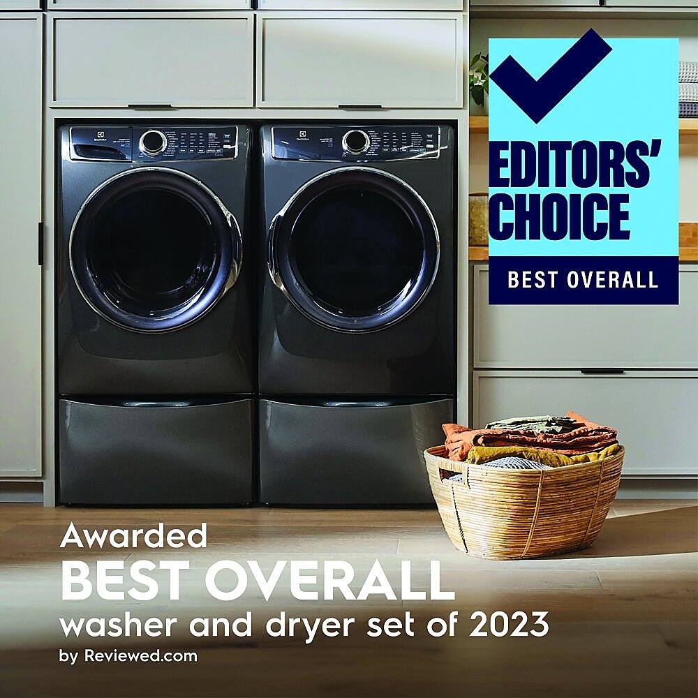 Editors' Choice Best Overall Awarded Best Overall Washer and Dryer Set of 2023 by Reviewed.com