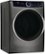 Angle. Electrolux - 4.5 Cu.Ft. Stackable Front Load Washer with Steam and SmartBoost Wash System - Titanium.