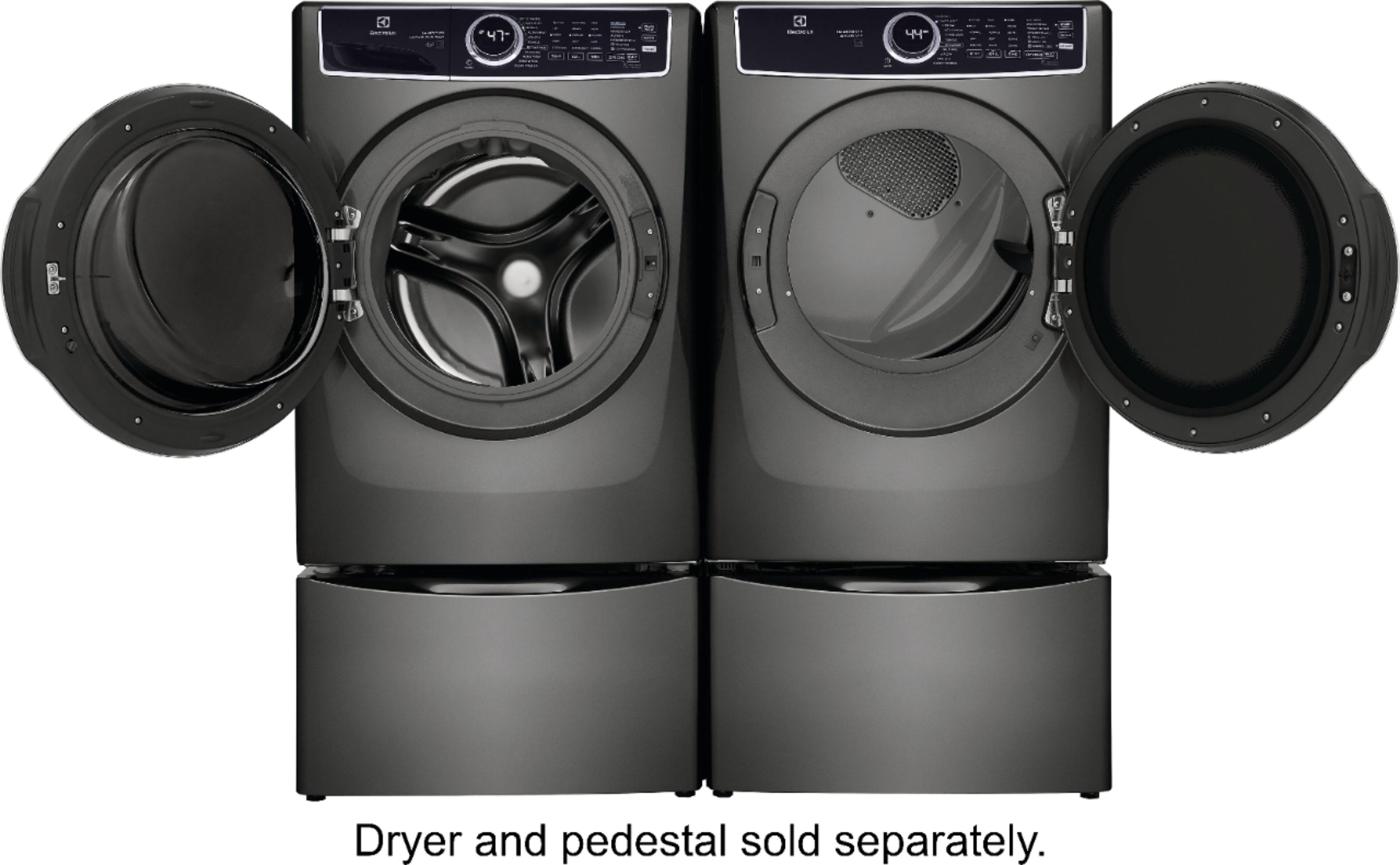 Alt View 24. Electrolux - 4.5 Cu.Ft. Stackable Front Load Washer with Steam and SmartBoost Wash System - Titanium.