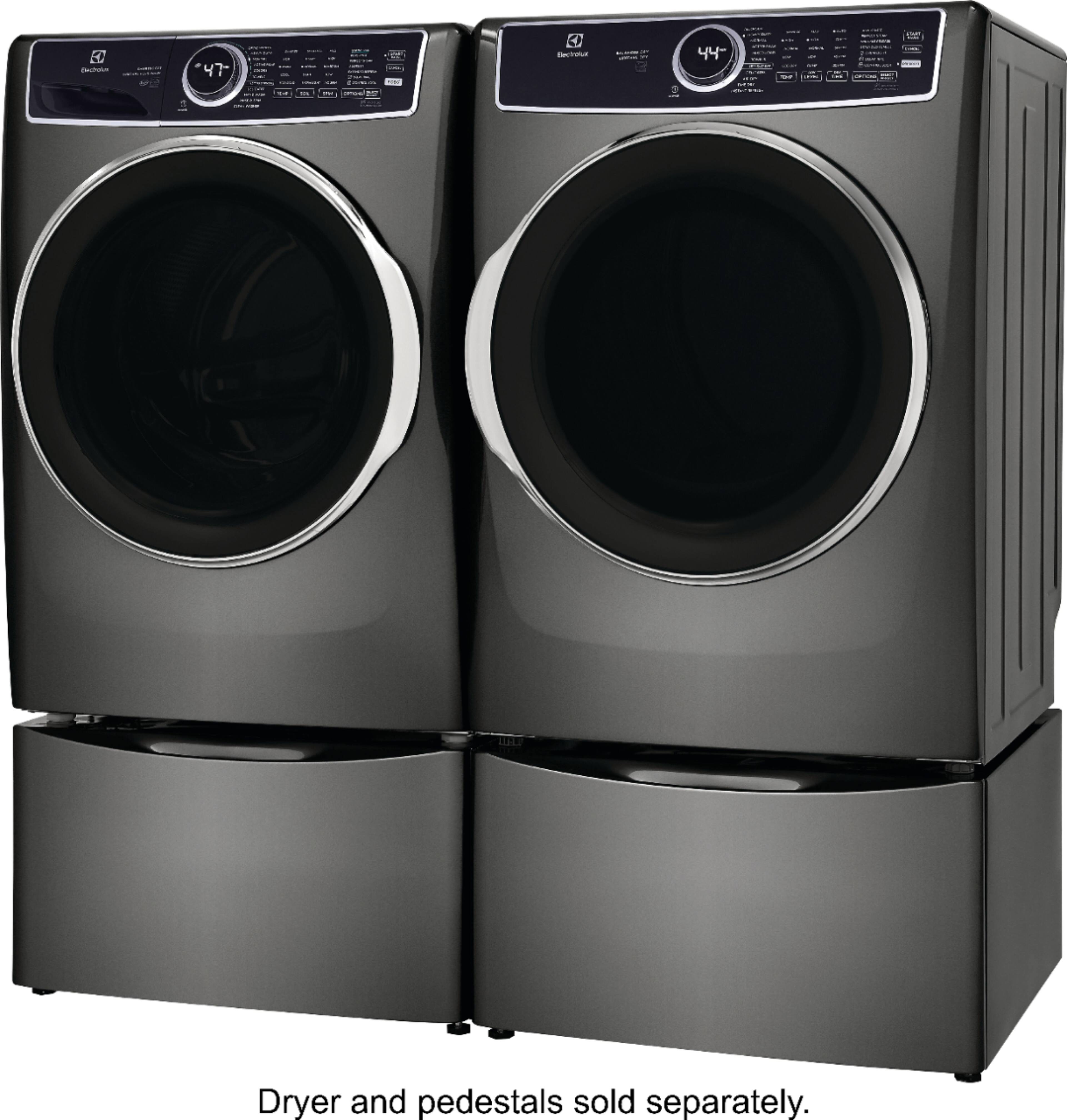 Alt View 26. Electrolux - 4.5 Cu.Ft. Stackable Front Load Washer with Steam and SmartBoost Wash System - Titanium.
