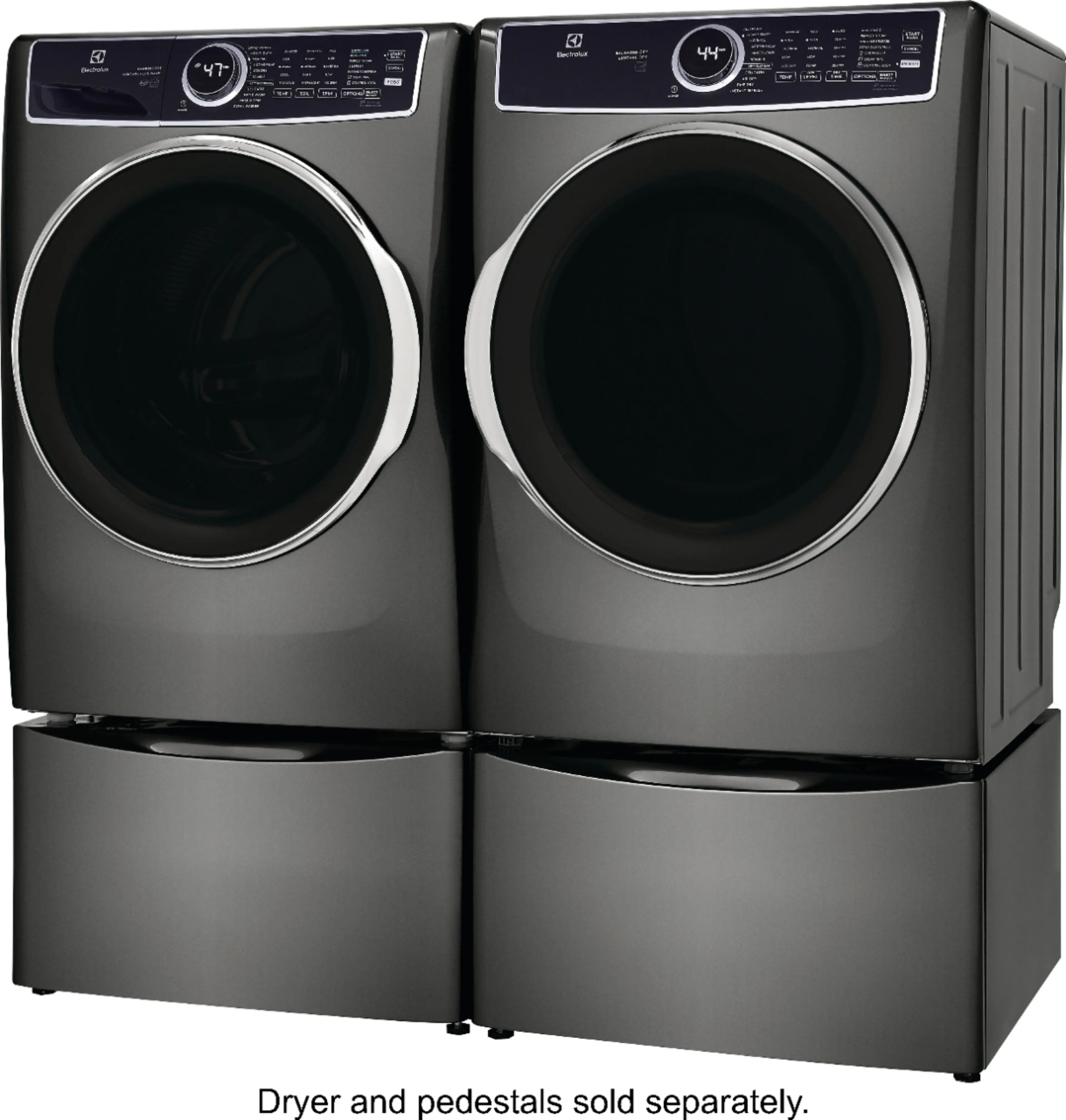 Alt View 26. Electrolux - 4.5 Cu.Ft. Stackable Front Load Washer with Steam and SmartBoost Wash System - Titanium.
