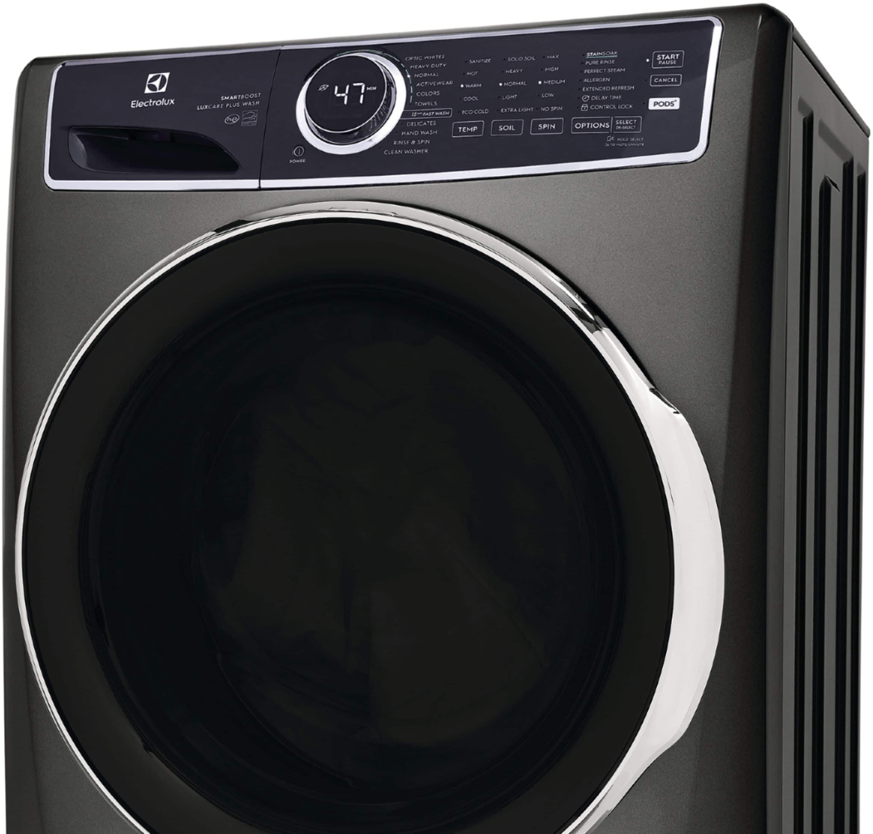 Alt View 29. Electrolux - 4.5 Cu.Ft. Stackable Front Load Washer with Steam and SmartBoost Wash System - Titanium.