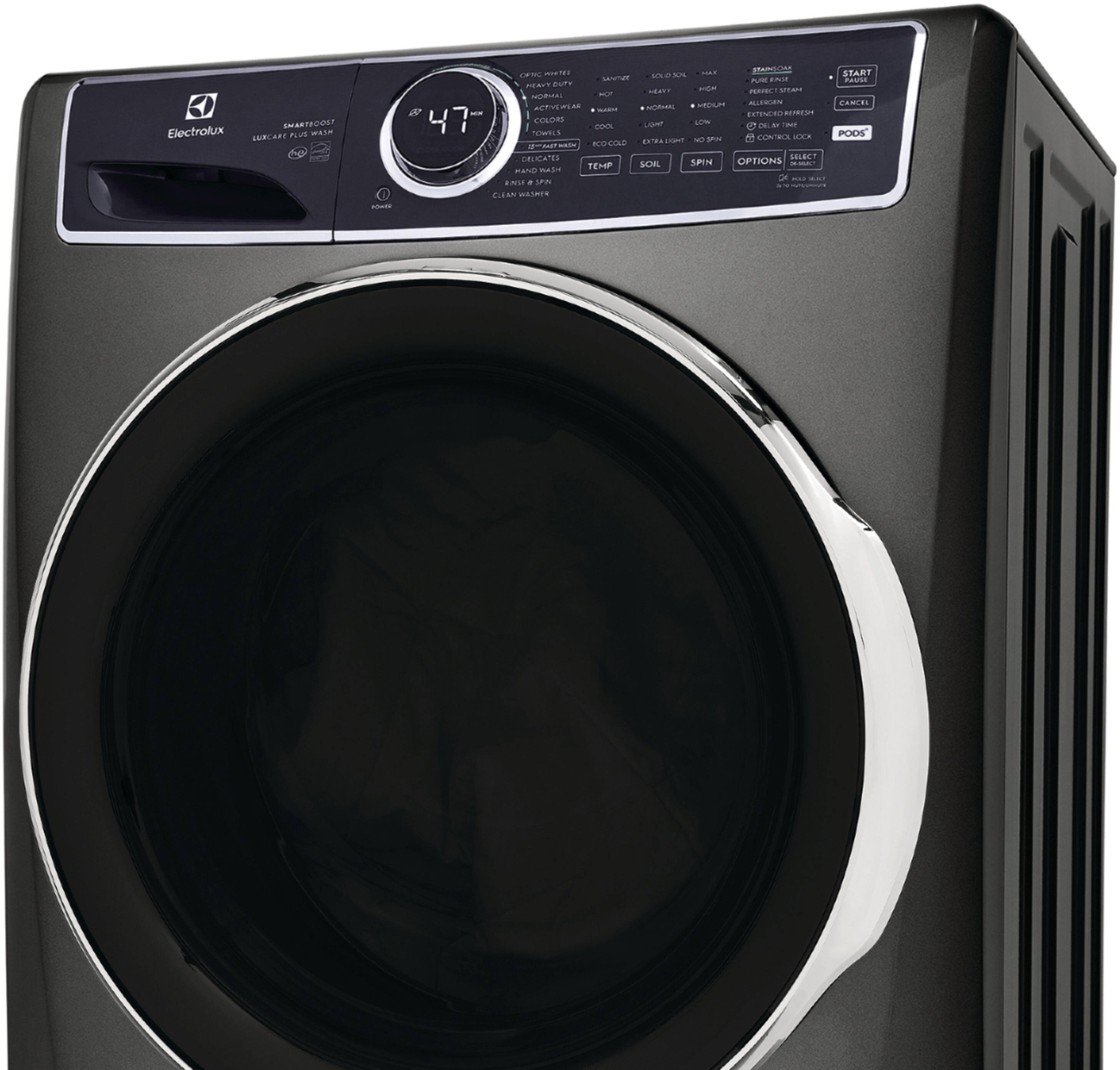 Alt View 29. Electrolux - 4.5 Cu.Ft. Stackable Front Load Washer with Steam and SmartBoost Wash System - Titanium.