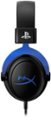 Alt View Zoom 11. HyperX Cloud Wired Stereo Gaming Headset - Officially Licensed for PS5 and PS4 - Black/Blue.