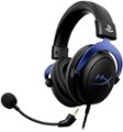 Alt View Zoom 12. HyperX Cloud Wired Stereo Gaming Headset - Officially Licensed for PS5 and PS4 - Black/Blue.