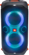 Front. JBL - PartyBox 110 Portable Party Speaker - Black.