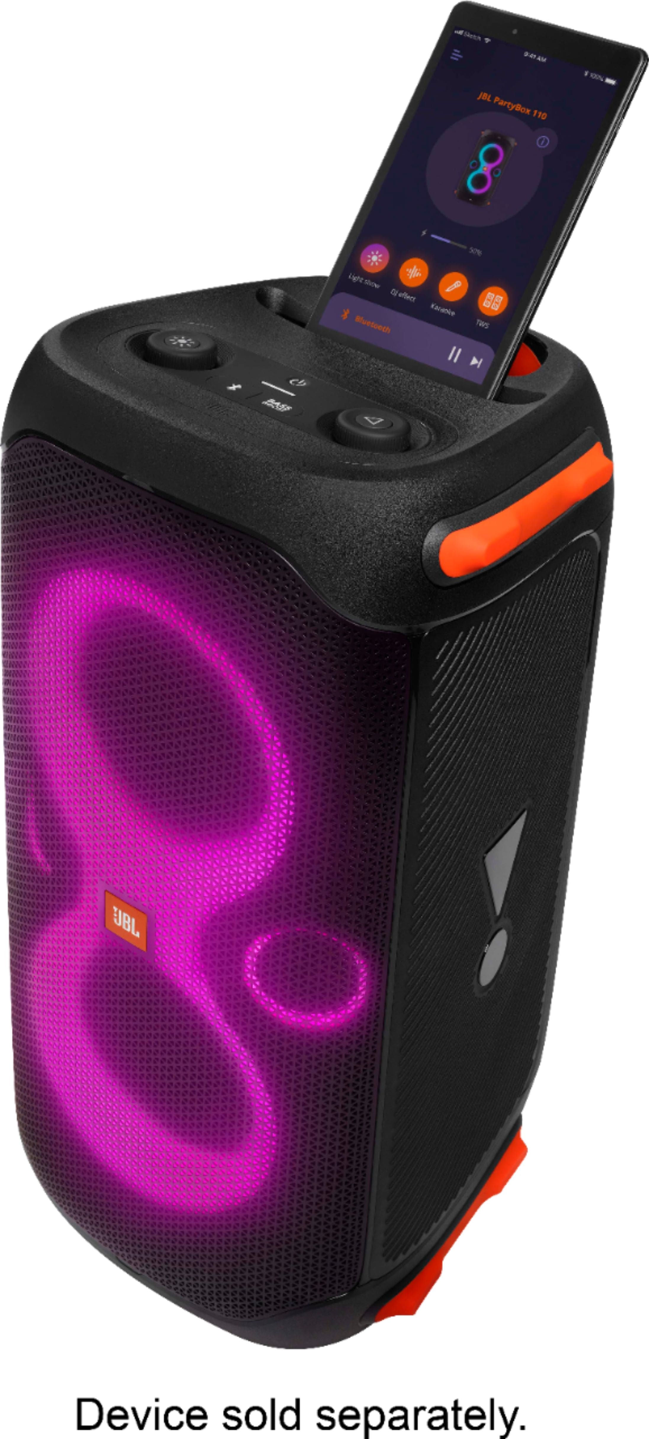 JBL PartyBox 110 Portable Party Speaker Black JBLPARTYBOX110AM - Best Buy