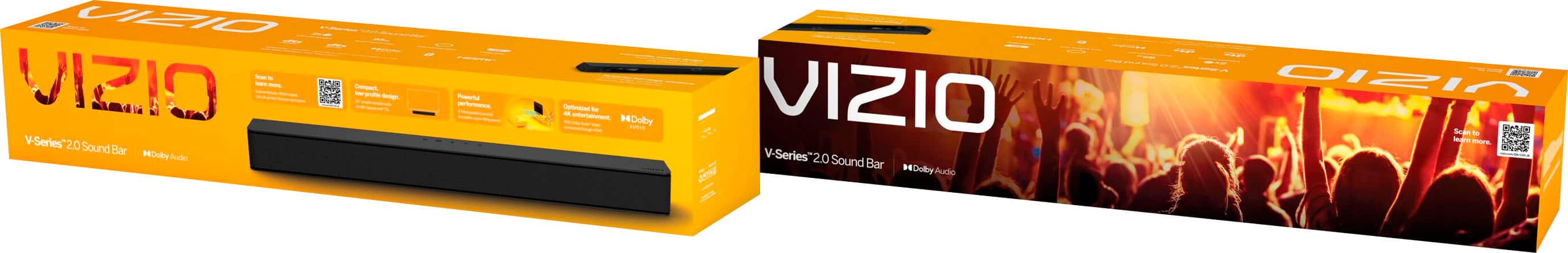 Alt View 13. VIZIO - 2.0-Channel V-Series Home Theater Sound Bar with DTS Virtual:X - Black.