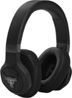 JBL - Under Armour Project Rock Wireless Over-the-Ear Headphones - Black - Front_Zoom