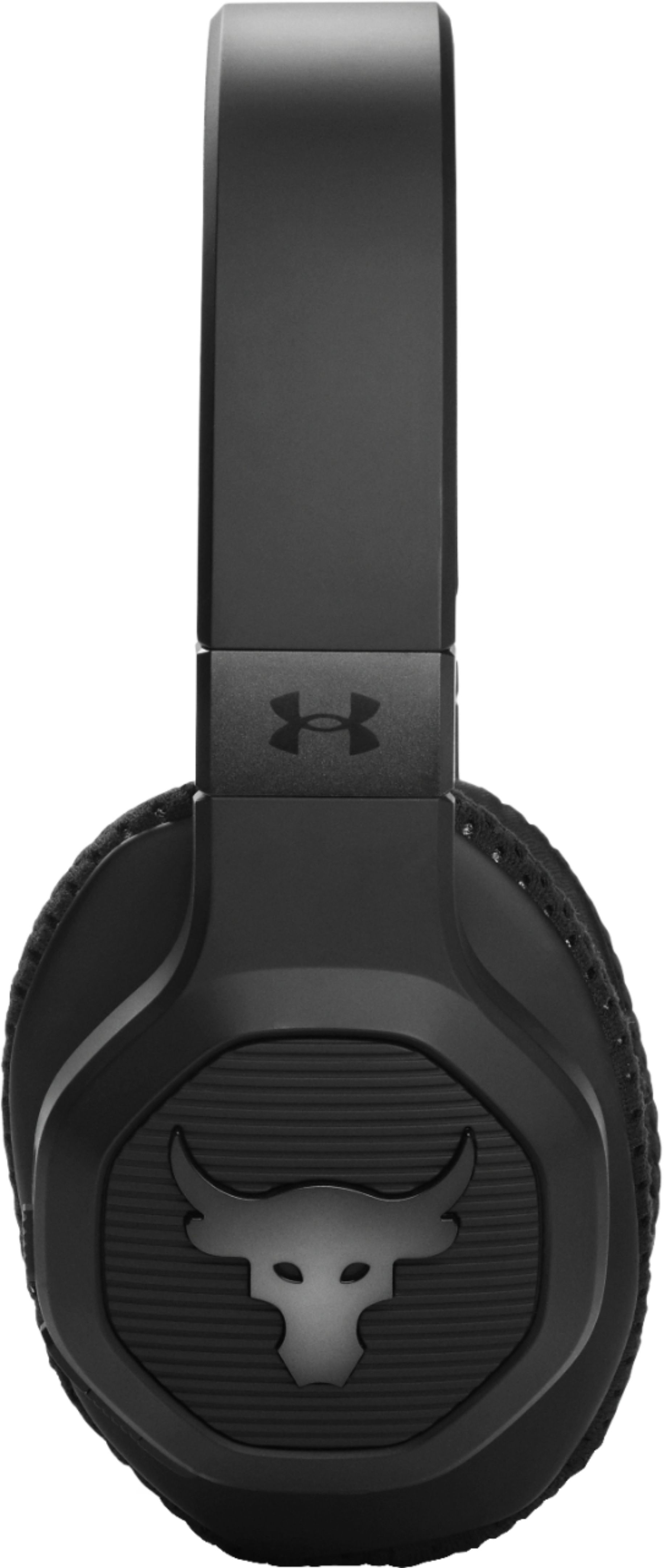 オーディオ機器 イヤフォン JBL Under Armour Project Rock Wireless Over-the-Ear Headphones Black  UAROCKOVEREARBTBAM - Best Buy