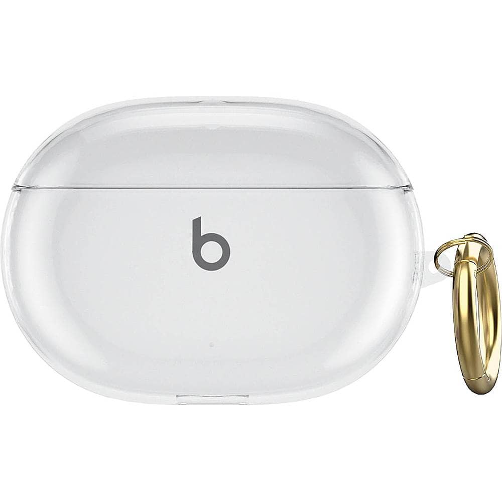 Front. SaharaCase - Hybrid Flex Case for Beats by Dr. Dre - Beats Studio Buds and Buds+ - Clear.